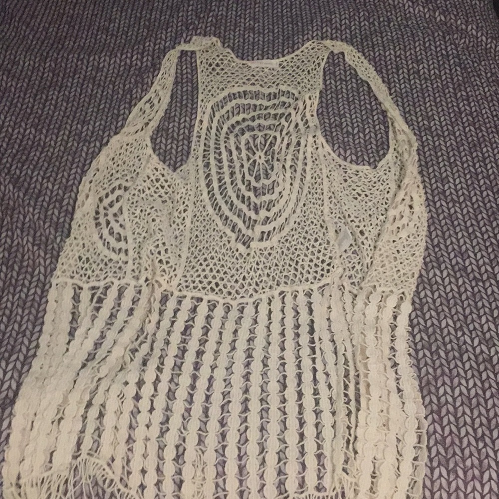 3 for 20$ Long sleeveless lace cardigan